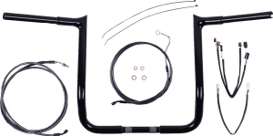 1-1/4(r) Viking Handlebar Installation Kit Black