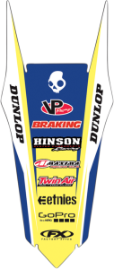 Rear Fender Kit Blue, Yellow, 2, nordicamoto.ro