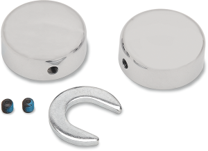 Swingarm Pivot Bolt Covers Chrome