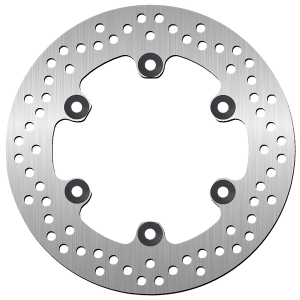 Brake Rotor Round Silver