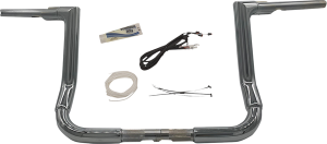 1-1/2(r) Ez Install Flat Top Handlebar Kit Silver, 1, nordicamoto.ro