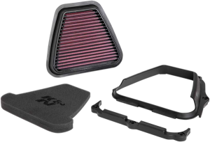 Xstream Series Motocross High-flow Air Filter Black, Red, 1, nordicamoto.ro