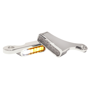 Led Handlebar Turn Signals Natural, Chrome
