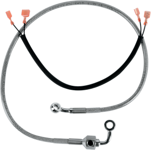 Stainless Steel Brake Line Kit Silver, Clear-coated, 1, nordicamoto.ro