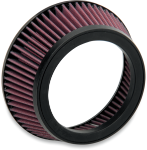 Replacement Air Filter For Original Style Air Cleaner Assembly Kit And Affliction Air Cleaner Black, Red