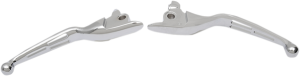 Slotted Wide Blade Lever Set Silver