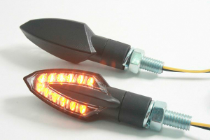 Universal E-marked Led Indicator Light Black