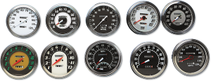 5(r) Fl-style 1:1 Speedometer White