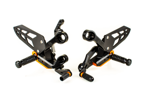 Adjustable Rearset Black, 1, nordicamoto.ro
