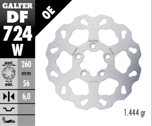 Wave® Brake Rotor Silver