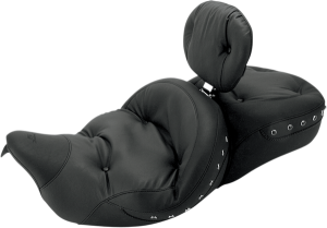 Super Touring 2-up Vinyl Seat Black, 1, nordicamoto.ro