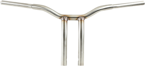 Kage Fighter Welded Bent-riser Handlebar Silver