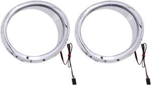 Shock & Awe® Multi-color Led Speaker Accents Chrome, 2, nordicamoto.ro