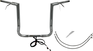 Plug & Play Ez Install 1-1/2(r) Flat Top Handlebar Kit Silver, 2, nordicamoto.ro