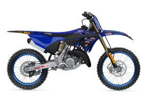 Blackbird Racing Replica Factory Team Yamaha 2022 Graphics Kit With Seat Cover Black, Blue, 3, nordicamoto.ro