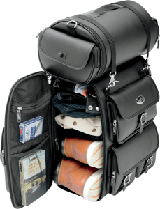 Ex2200 Sissy Bar Bag With Roll Bag Black, 3, nordicamoto.ro