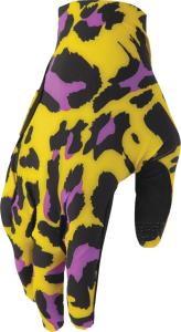 Sportmode Cheetah Gloves Yellow, Purple, Black 