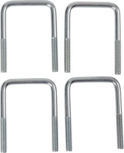 Plow Replacement U-bolts Silver 