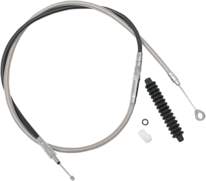High-efficiency Braided Stainless Steel Clutch Cable Silver +152 mm (6''), 1, nordicamoto.ro