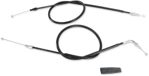 MOOSE RACING Black Vinyl Throttle Cable Black 