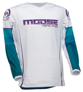Tricou Moose Racing Qualifier Blue/White