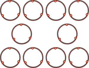 Derby/inspection Cover Gasket Kit, 2, nordicamoto.ro