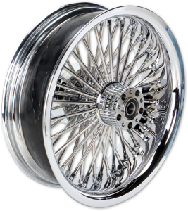 Rear Wheel 50 Spoke Radial 18(r)x5.5(r) Chrome Silver