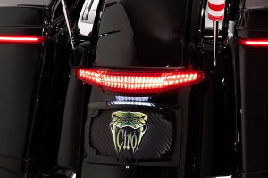Taillight And License Plate Mount Black, 1, nordicamoto.ro