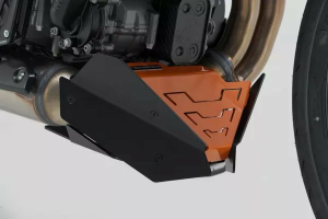Front Spoiler Black, Orange 