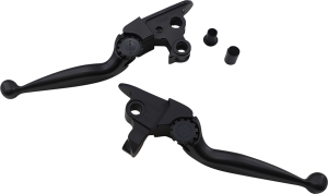 Journey Adjustable Lever Set For Harley Models Black