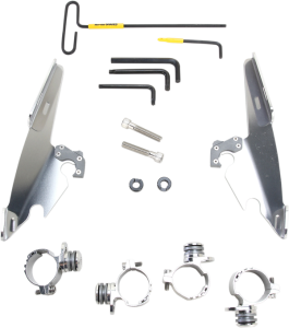 Batwing Fairing Trigger-lock Mounting Kit Silver, 1, nordicamoto.ro