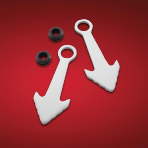 Helmet Lock Extensions Silver