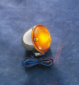 Flat Lens Signal Lights Chrome