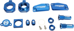 MOOSE RACING Bling Pack Kit Blue, Anodized, 1, nordicamoto.ro