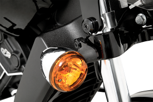 Turn Signal Relocation Hardware Kit Black, 1, nordicamoto.ro