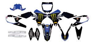 Complete Graphics Kit Black, Blue 