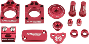 Bling Pack Kit Red, Anodized, 1, nordicamoto.ro