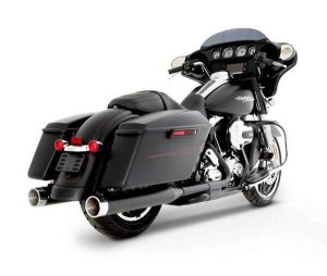 Muffler Slip-on 4(r) Slimline Duals Touring Black