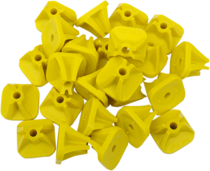 Pro Series Super Lite Backing Plates Yellow, 2, nordicamoto.ro