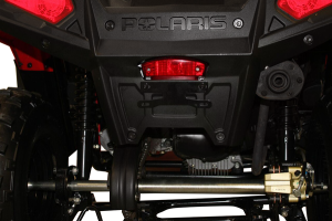 Universal License Plate Mount Kit Gloss Black