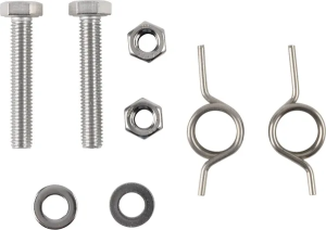 MOOSE RACING Footpeg Pin And Spring Silver 