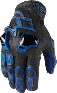 Manusi Piele Icon Hypersport™ Blue 2XL, 1, nordicamoto.ro