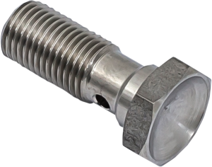 Brake Line Banjo Bolts Silver, 1, nordicamoto.ro