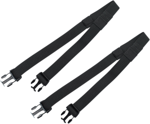 Tie-down Strap Set For Tail Bags Black