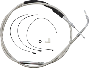 High-efficiency Polished Stainless Clutch Cable Silver, 2, nordicamoto.ro