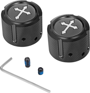 Front Axle Nut Cover Black, 3, nordicamoto.ro
