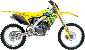 Blackbird Racing Replica Team Suzuki Ksrt 2022 Graphics Kit With Seat Cover Yellow, Blue, 5, nordicamoto.ro