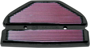High-flow Air Filter Black, Red