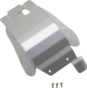 MOOSE RACING Aluminum Skid Plate Silver 