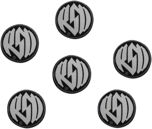 Badge Black, Silver, 1, nordicamoto.ro